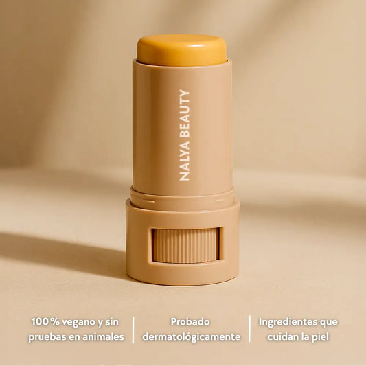 Bálsamo tintado con sérum nutritivo